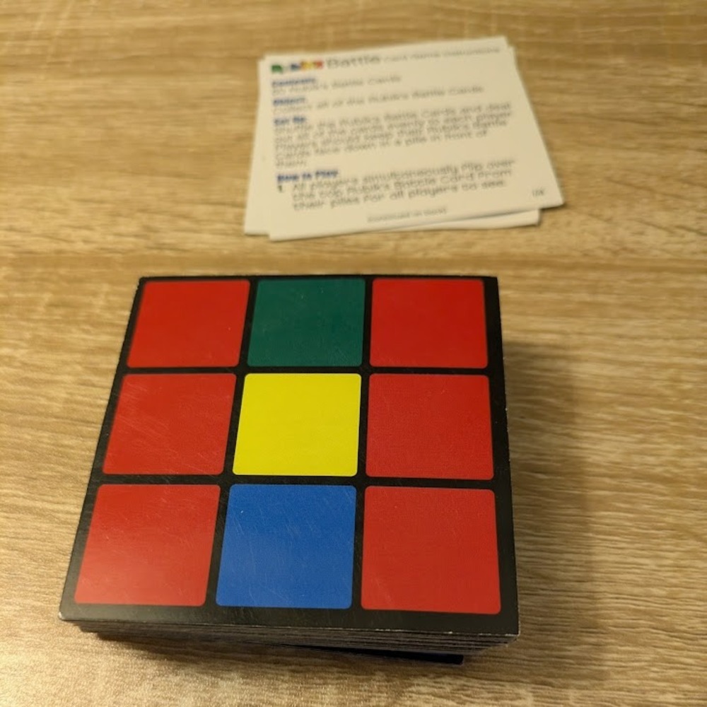 Rubiks Battle Card Game in Collector Tin University Games 2-6 Players Ages 7+ - Picture 12 of 14
